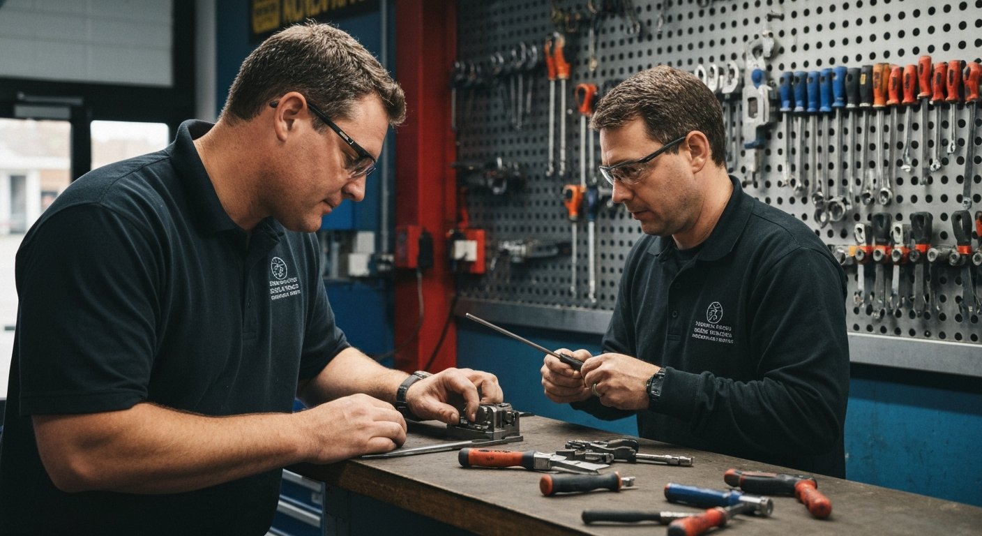 auto and residential locksmith illustrating 24 Hour Locksmiths in Arlington TX: Mobile Key Cutting & Programming